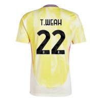 Camisa de time de futebol Juventus Timothy Weah #22 Replicas 2º Equipamento 2024-25 Manga Curta